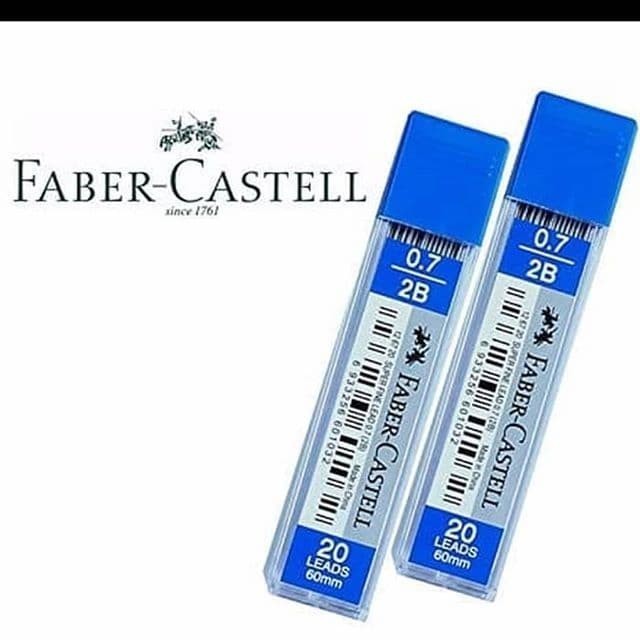 

Isi Pensil Mekanik Faber Castell 2B 0.7