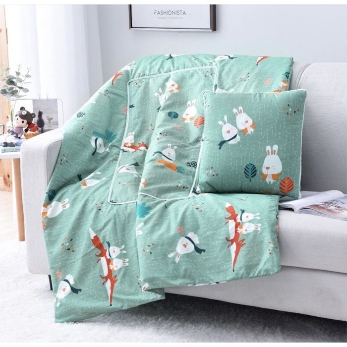 Balmut / Bantal Selimut 2in1 / Bantal Lipat Praktis Jadi Selimut Bantal Selimut 2 in 1 / Selimut Set