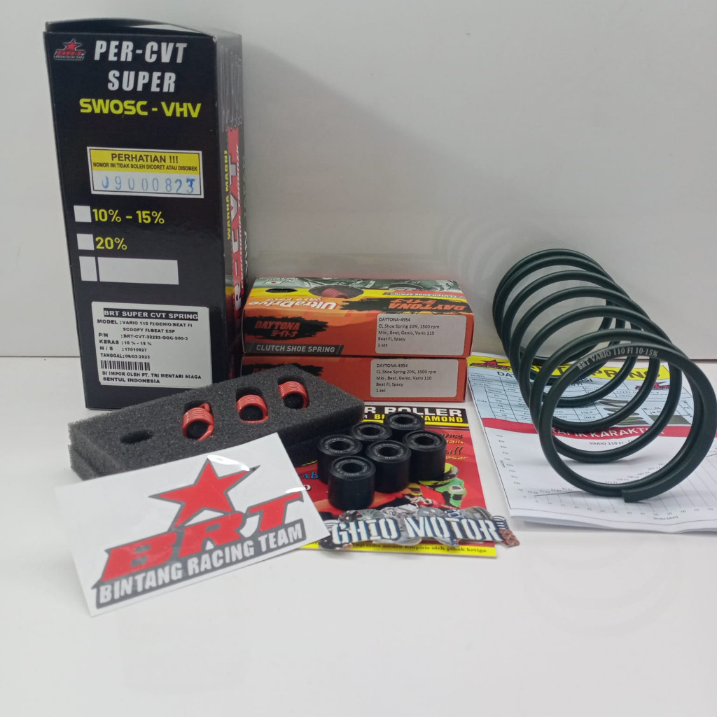 ROMO PAKET CVT 3IN1 BEAT SCOOPY SPACY KARBU KVY UP GRADE KIRIAN CVT BEAT KARBU PER CVT BRT SPRING CV