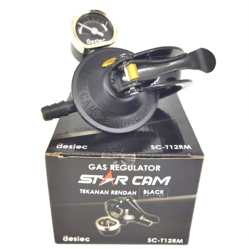 KEPALA REGULATOR GAS STARCAM NON METERAN SC 23S T12S REGULATOR GAS JEPIT TEKANAN RENDAH NON METERAN