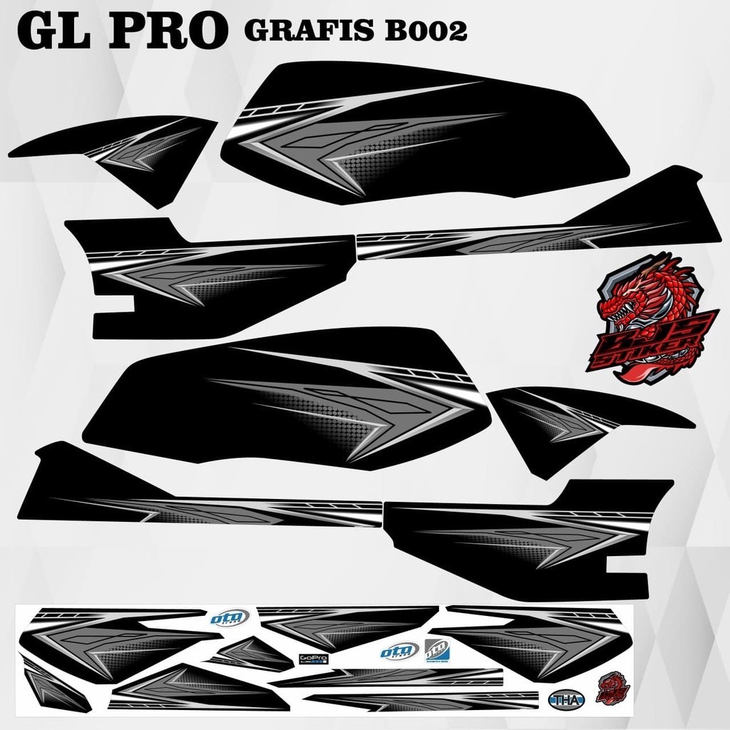 striping gl pro - striping sticker stiker polet lis GL Pro gl neo tech gl series grafis b002