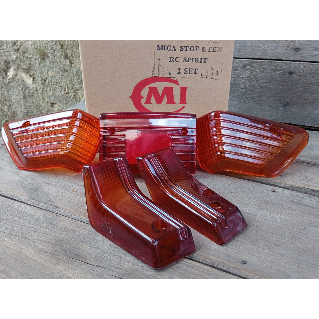 01 mika kaca lampu stoplamp sein belakang suzuki rc100 rc80 bravo rc 100 80 | Mika Stoplamp RC Belak