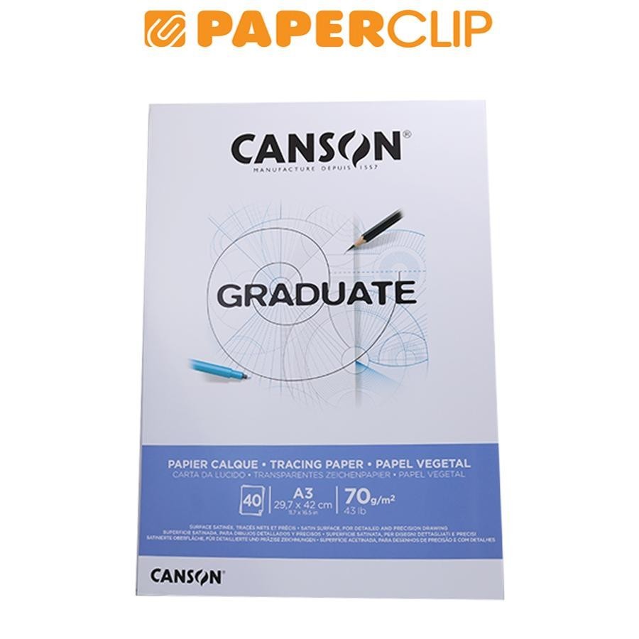 

KALKIR / TRACING PAPER PAD A3 CANSON GRADUATE 31250P021