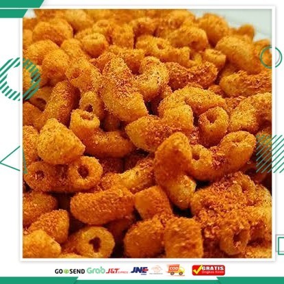 

Paling Murah Makanan Ringan/Snack Makaroni Pedas BERKAH Kemasan 220 Gram