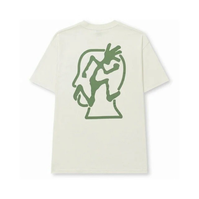 BRAIN DEAD X GRAMICCI Little savage short-sleeved T-shirt cotton half-sleeve printing men and women 