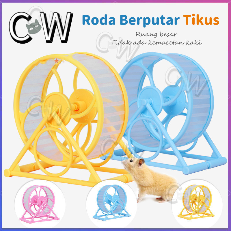 Mainan hamster Roda Latihan Hamster Mainan pelepas stres hamster Putar roda hamster