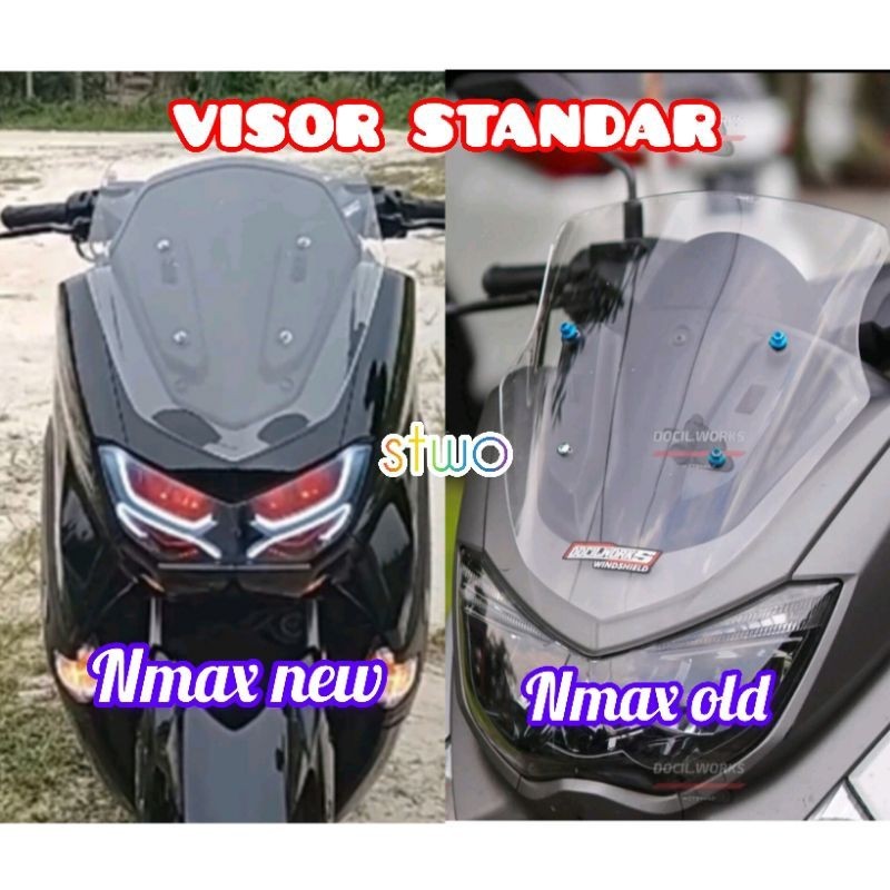 Visor Windshield Standar Bening New Nmax 2020  Visor Windshield Nmax OLD 2015 -Dunia Variasi