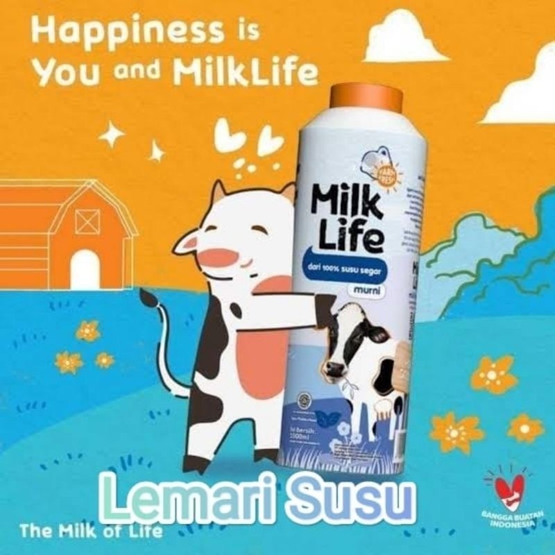

Milk life fresh milk susu milklife susu fresh 1 liter
