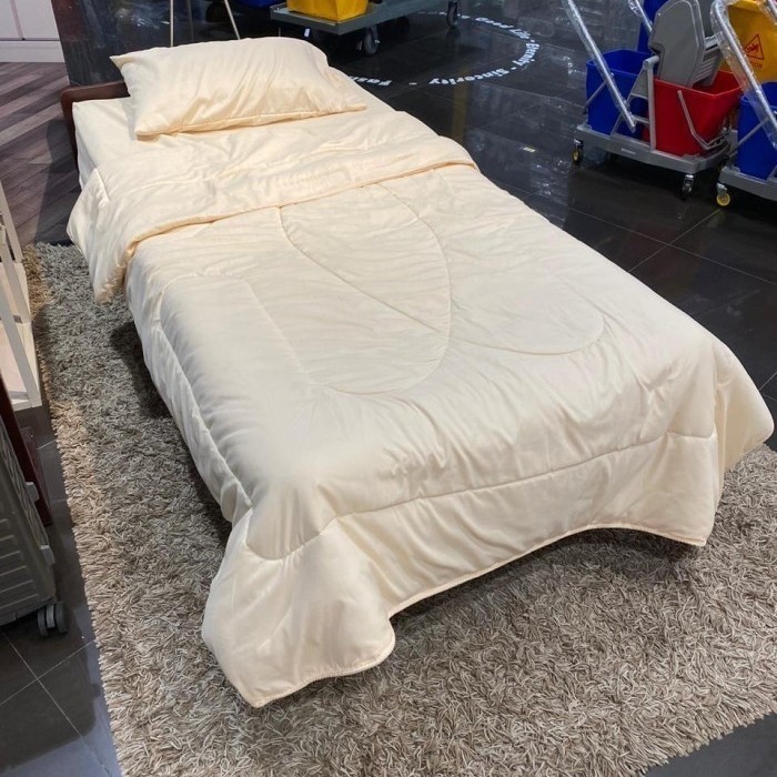 Krisbow Kasur Lipat Dengan Roda 195x90x50 Cm /Folding Bed /Bed Maid