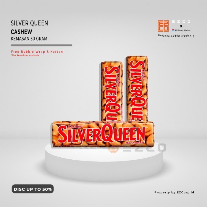 

SILVER QUEEN CASHEW KEMASAN 30 GRAM