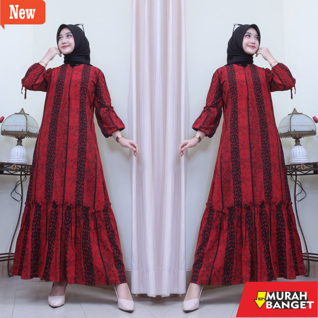 BAJU TIMUR TENGAH UNTUK LEBARAN- DASTER GAMIS RAYON LENGAN PANJANG BUSUI FRIENLY | DASTER ARAB | DAS