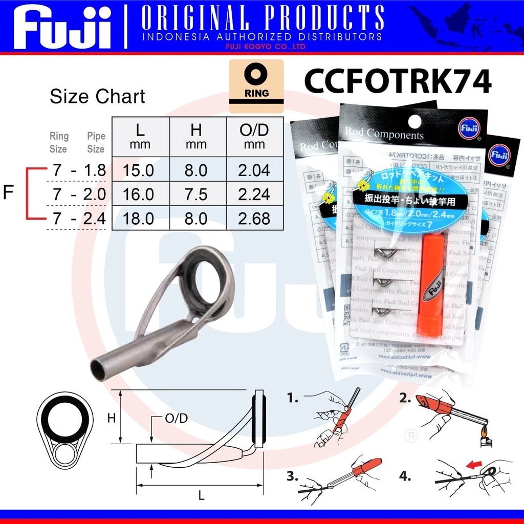 Ring Original Fuji Top Guide CCFOTRK | Marit | Cincin Fuji | Fuji Oxide Termurah Free Packing high q