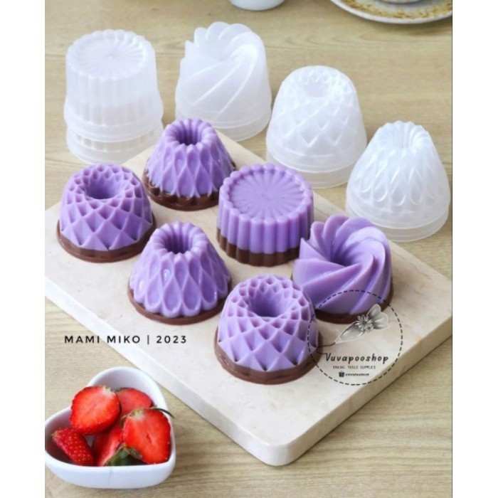 Cetakan Puding Mini Series / Cetakan Puding Kecil / Loyang Puding - Spin