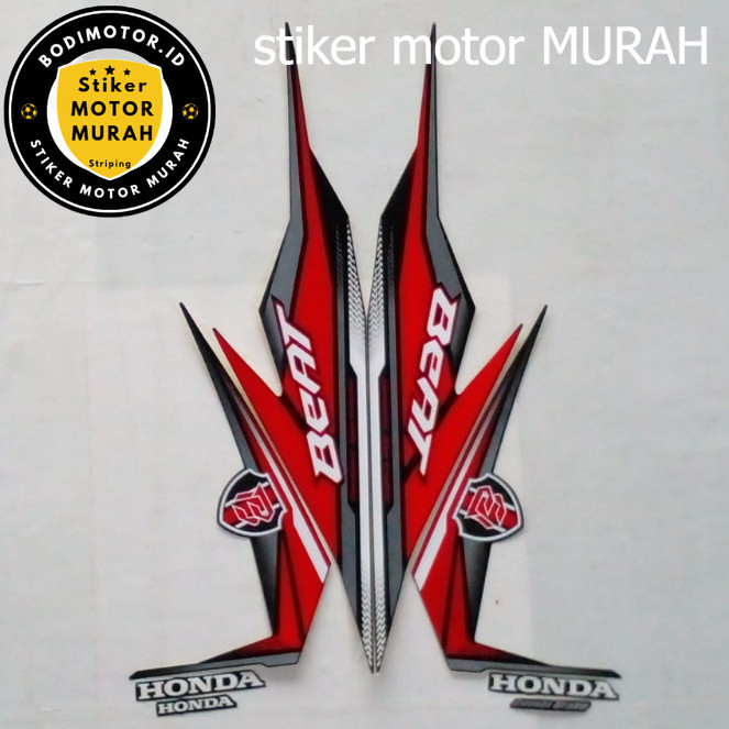 STIKER STRIPING HONDA BEAT 2019 FULL STIKER LIS BODY MOTOR BEAT 2019 STANDAR Termurah