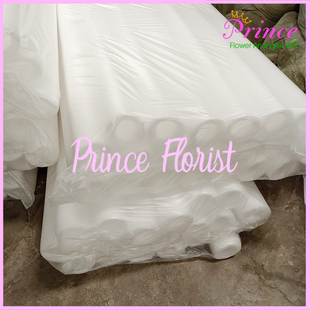 

Foam Busa Putih Bulat 2 meter Foam Bunga Premium Termurah Foam Busa Elastis untuk Rangkaian Bunga kering Dekorasi Pelaminan atau Lamaran