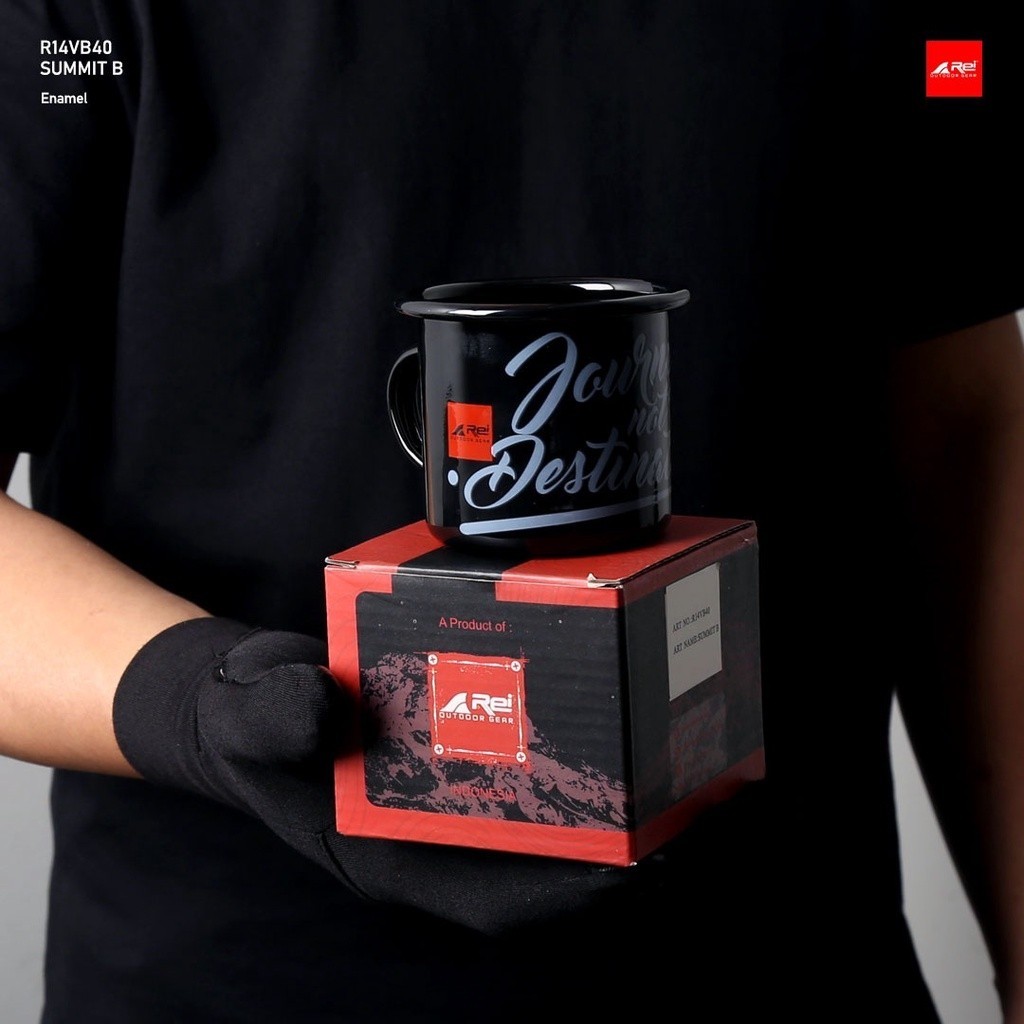 Mug Enamel Rei Summit B Gelas Camping Gelas Outdoor Arei Outdoorgear