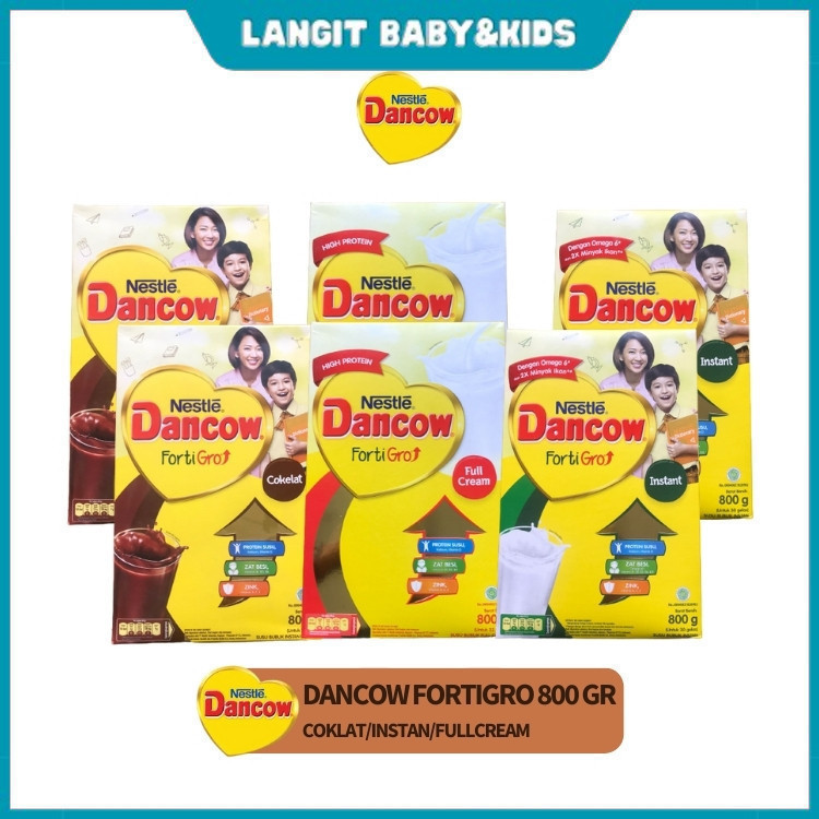 

Dancow Fortigro 800gr Coklat, Instan, Fullcream