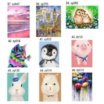 

31-53 DIY KIT Paint by number ukuran 30x40cm - 31 zy969