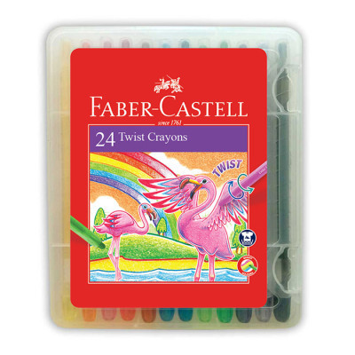 Faber Castell Twist Crayon / Crayon Putar Faber Castell 24 Warna
