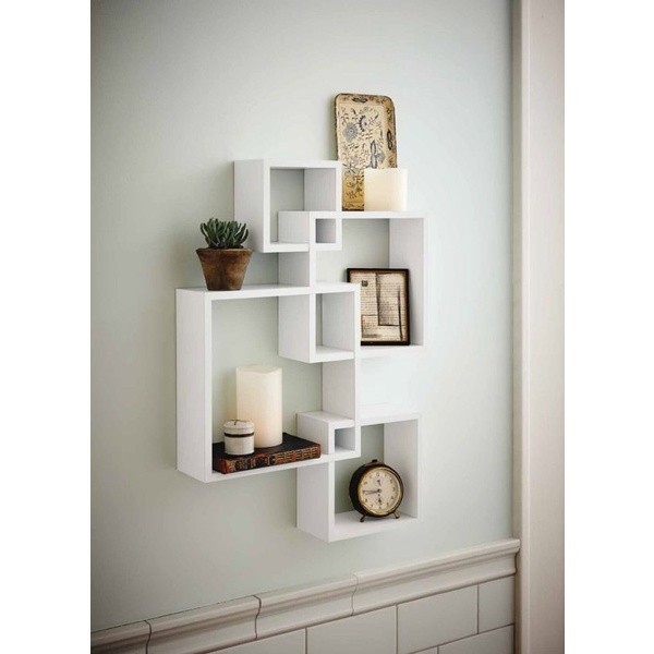 RAK DINDING AESTHETIC MINIMALIS, HIASAN DINDING KAYU RAK DINDING KOTAK GANDENG, RAK DINDING KAYU