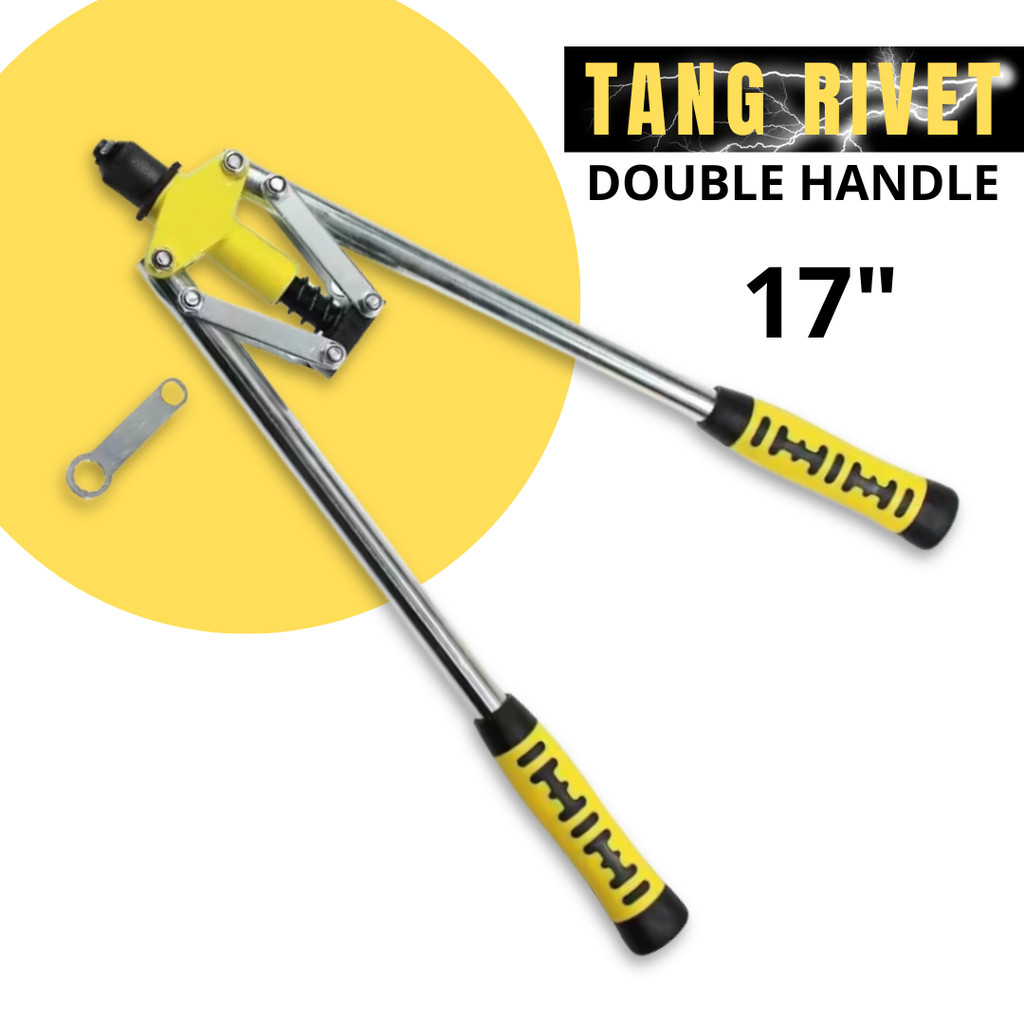 Welcome Tang Rivet Manual Rivet Gun Double Handle Riveter 17 Inch