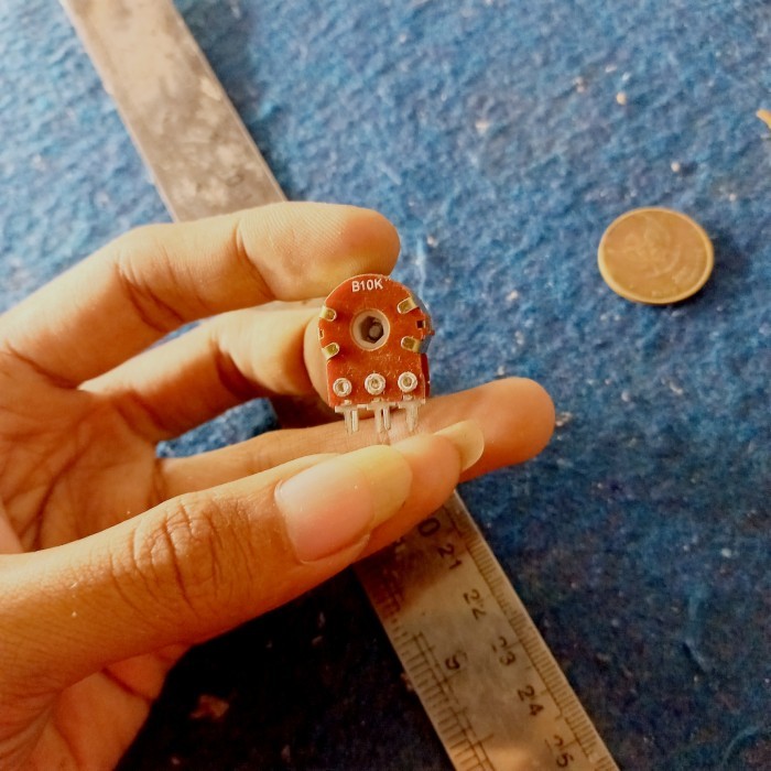 potensiometer stereo 10K potensio meter B10K 103 B103 B WL A PLUS SONG Fajar elektro 2