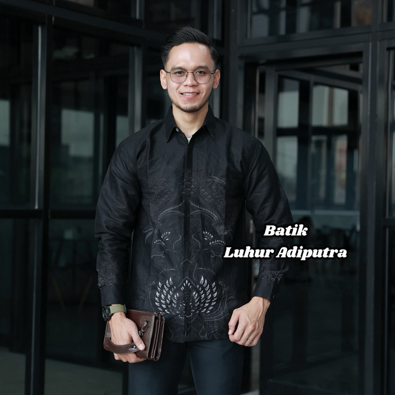 FR54E Bokor Kemeja Batik Pria Katun Prima Premium Lengan Panjang dan Pendek Modern Anak muda Luhur a