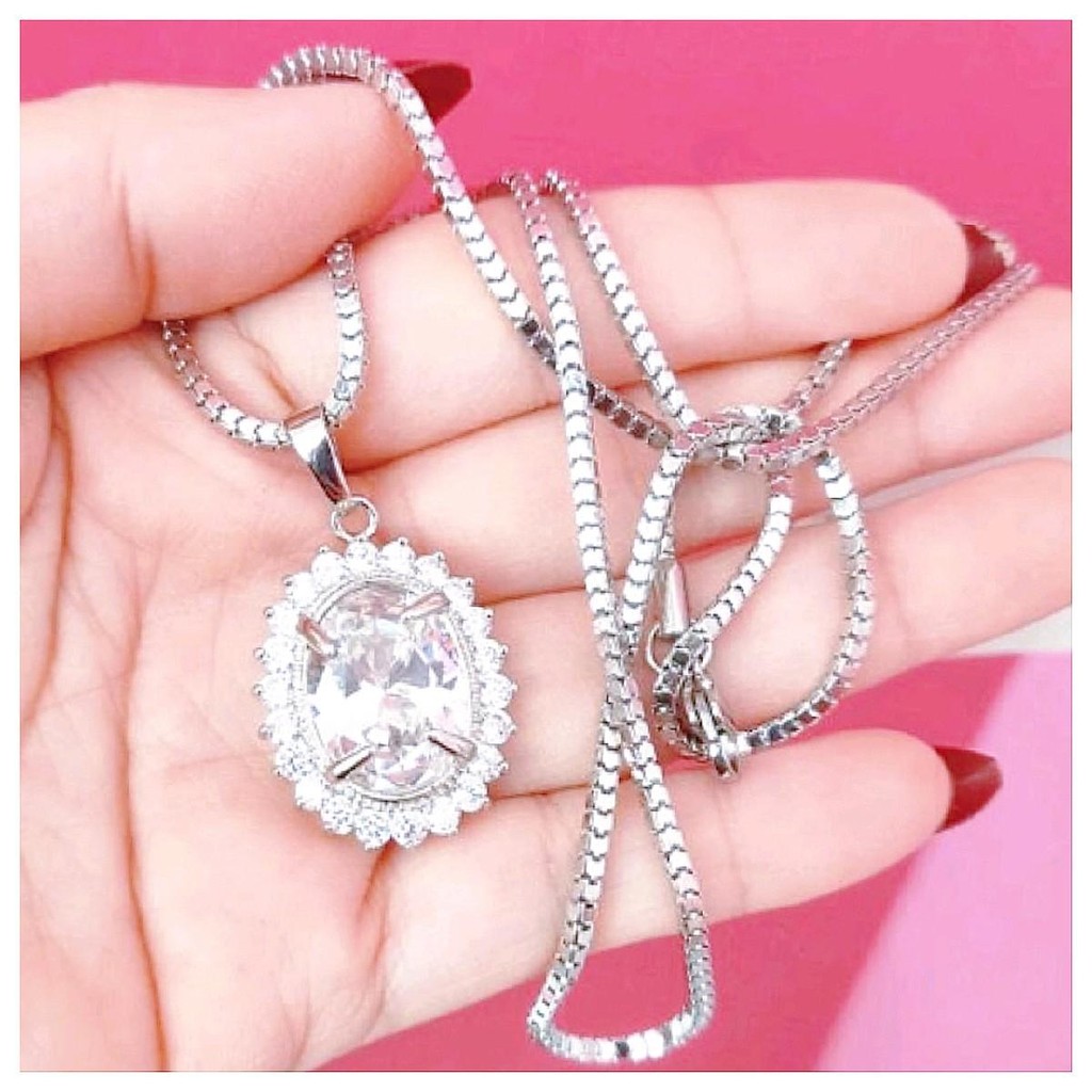 liontin kalung titanium 60cm starlight  kalung italy kaca