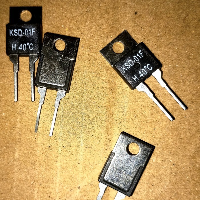 KSD-01F H 40°C 40C Bimetal thermostat termostat sensor suhu 40 derajat ksd01f Fajar elektro 2