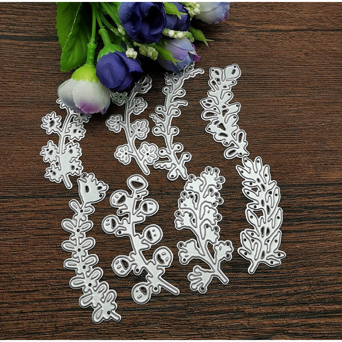

Metal cutting dies - 8pcs/set leaf for cards, scrapbook #121 - S121-2