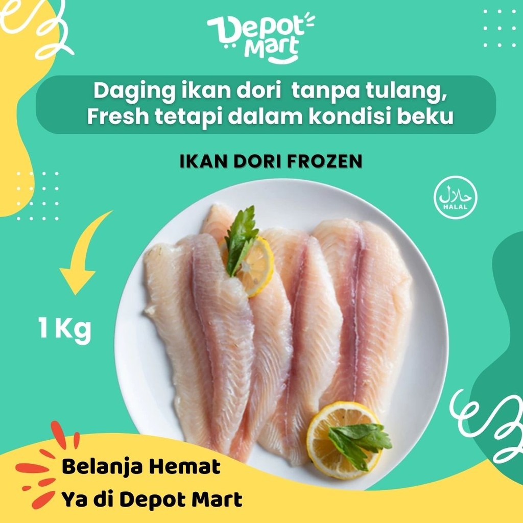 

Ikan Dori Fillet 1 Kg Frozen Depot Mart