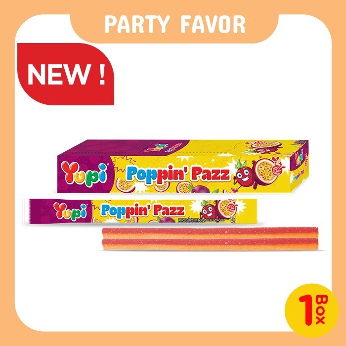 

Yupi Poppin Pazz 1Box 120gr Isi 12pcs