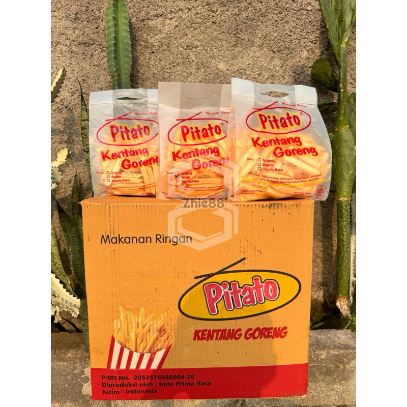 

1 Karton Pitato Kentang Goreng 95gr x 24pcs