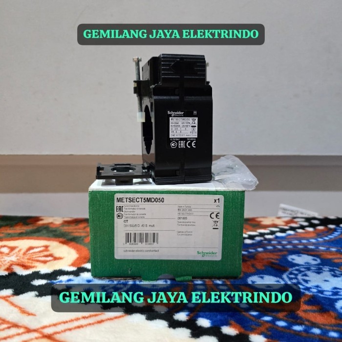 SCHNEIDER METSECT5MD050 CT / CURRENT TRANSFORMER SCHNEIDER 500/5A 30KA 50/60Hz ORIGINAL ASLI NEW