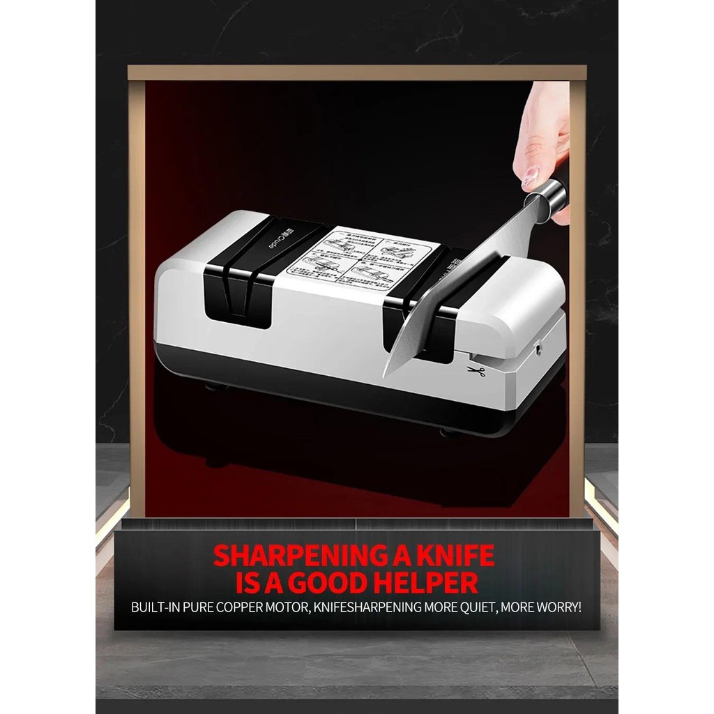 

Electric Knife Sharpener Multi-function Automatic Cut Sharpener For Slotted screwdrivers Scissors Knives Electric Fast Sharpener