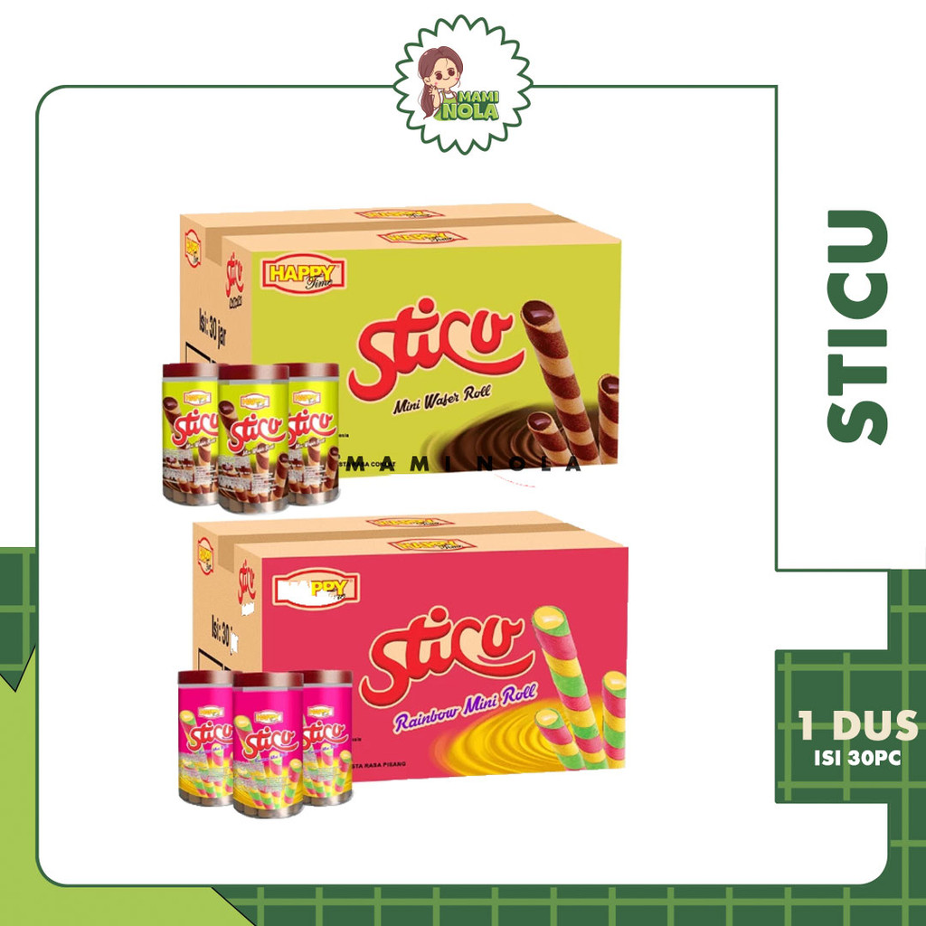 

[1 DUS ISI 30PC] Happy Time Astor Sticu Mini Wafer Roll Chocolate