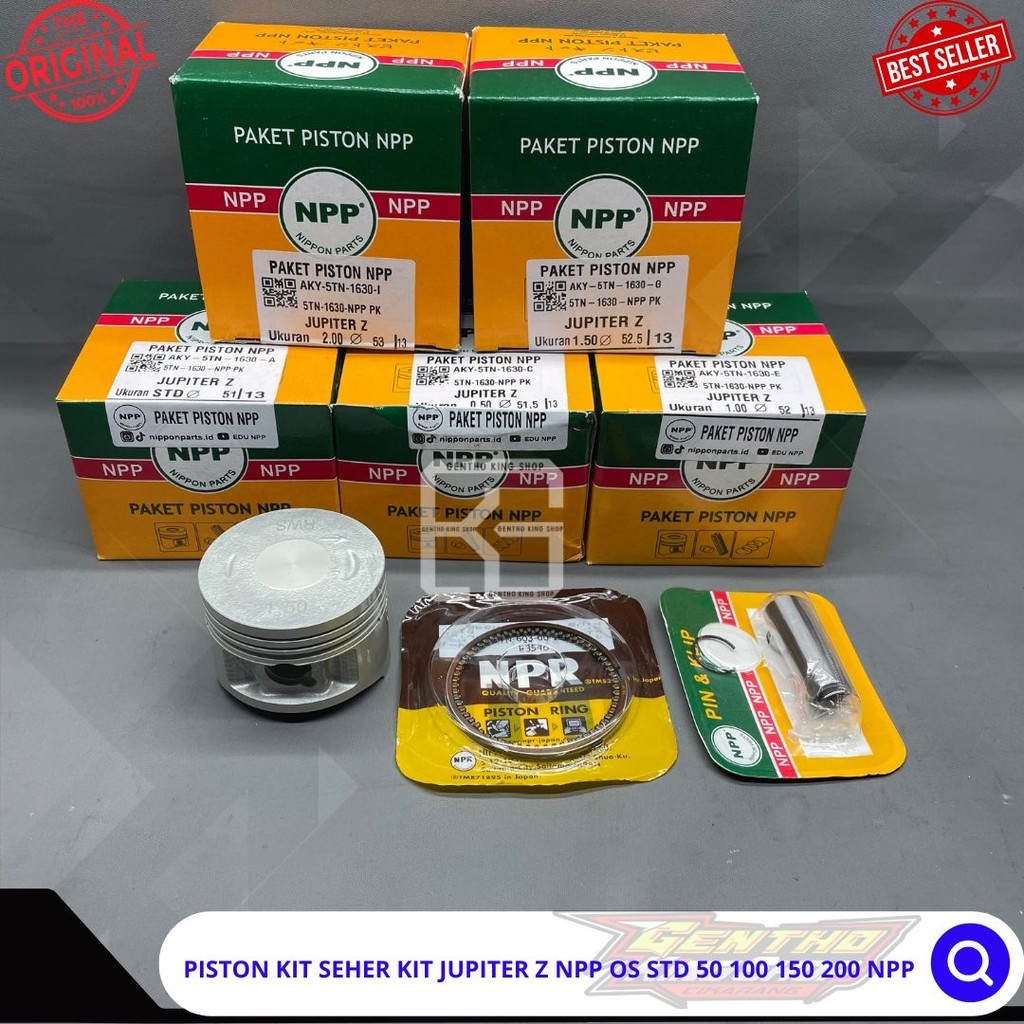 PISTON KIT SEHER KIT JUPITER Z NPP OS STD 50 100 150 200 NPP