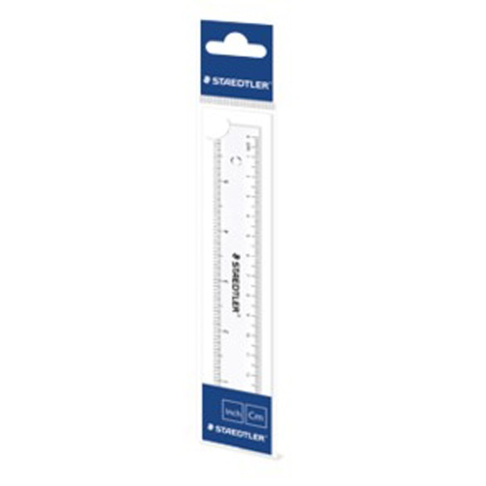 

RULER CLEAR 15C WITH PLASTIC OPP BAG STEADLER 111A562 621230015