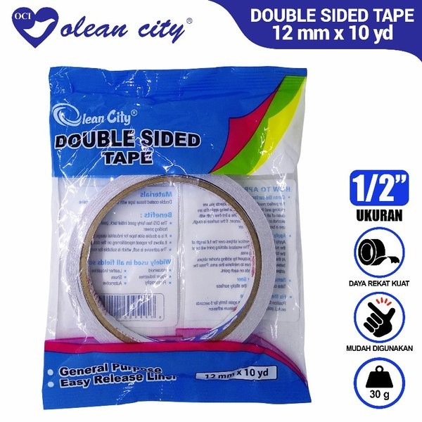 

DOUBLE SIDED TAPE OCI 0.5 INCH 12MMX10Y/DOUBLE TAPE 621226667