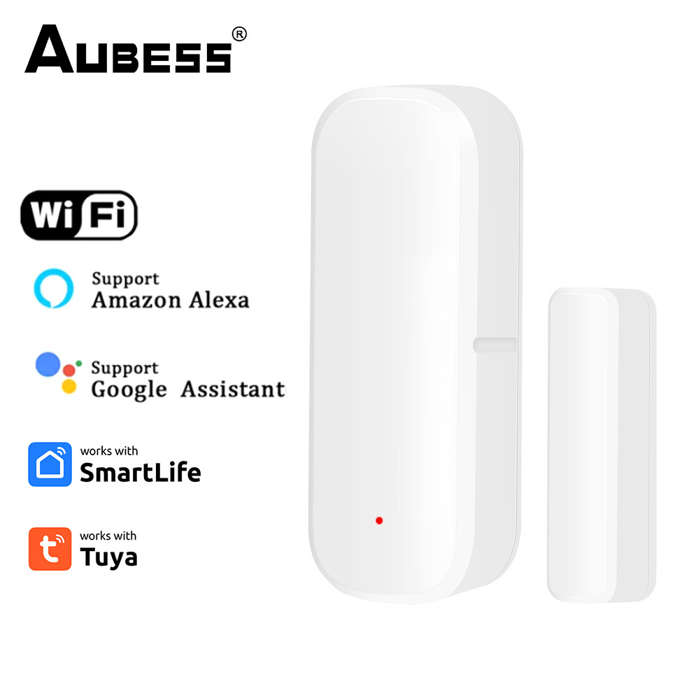 Tuya WiFi Smart Door Sensor Smart Home Door Open/Closed Detectors Window Sensor Smart Life Works Wit