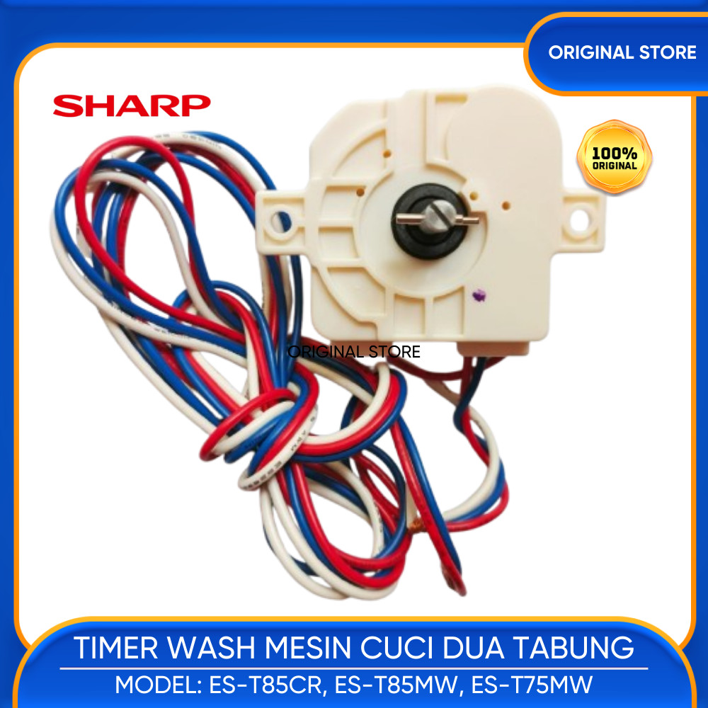 TIMER WASH MESIN CUCI 2 TABUNG SHARP ES T85CR / T85MW / T75MW