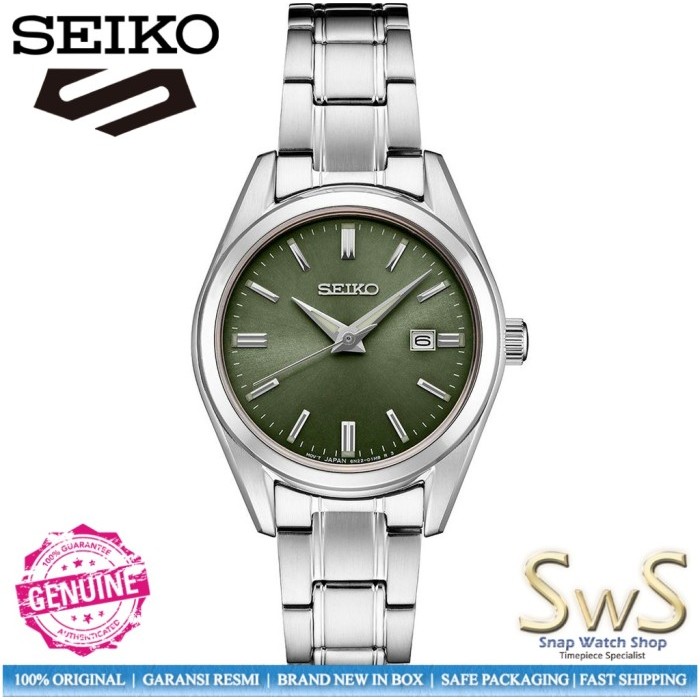 Seiko Quartz Classic Sapphire Glass 30mm SUR533P1 Original
