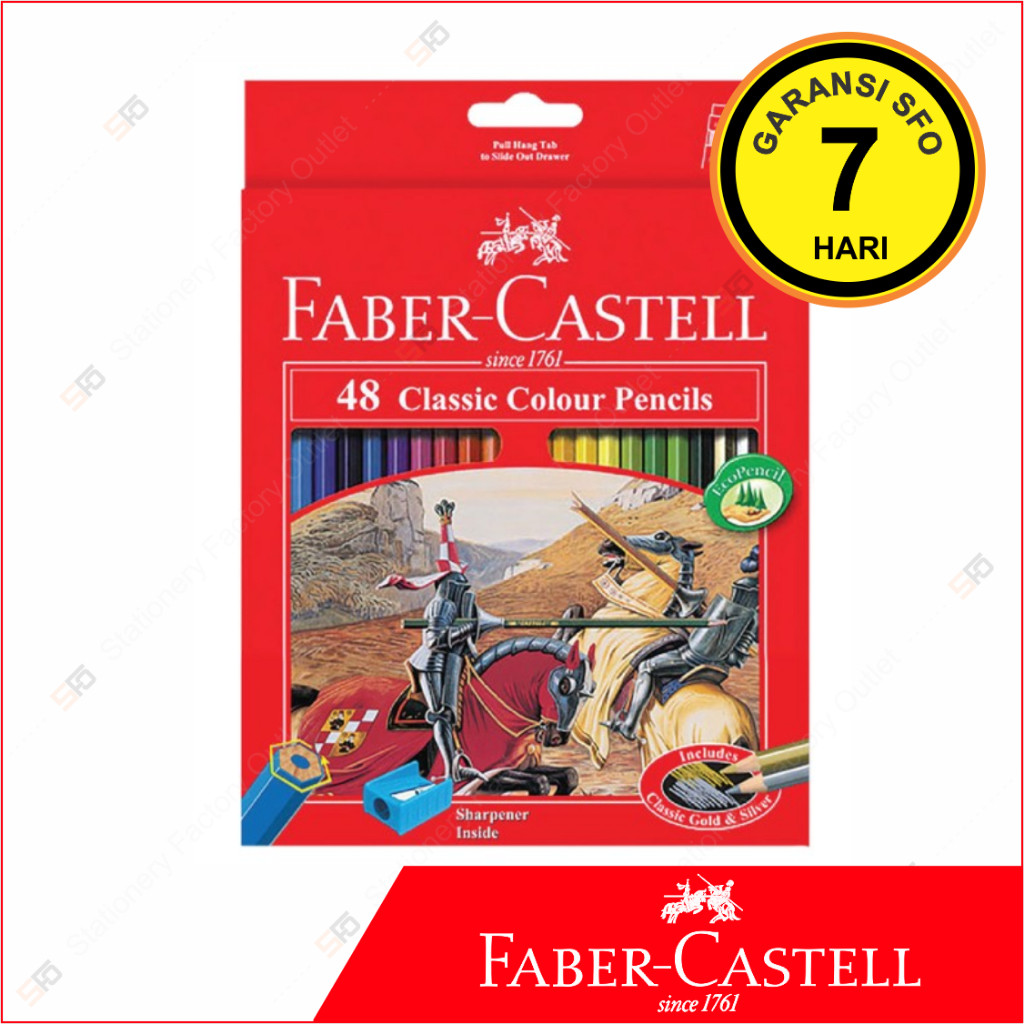 

Alat Tulis Murah Pensil Warna Faber Castell isi 48 - SFO Semarang Official