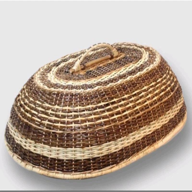 Tudung saji rotan penutup makanan ukuran besar