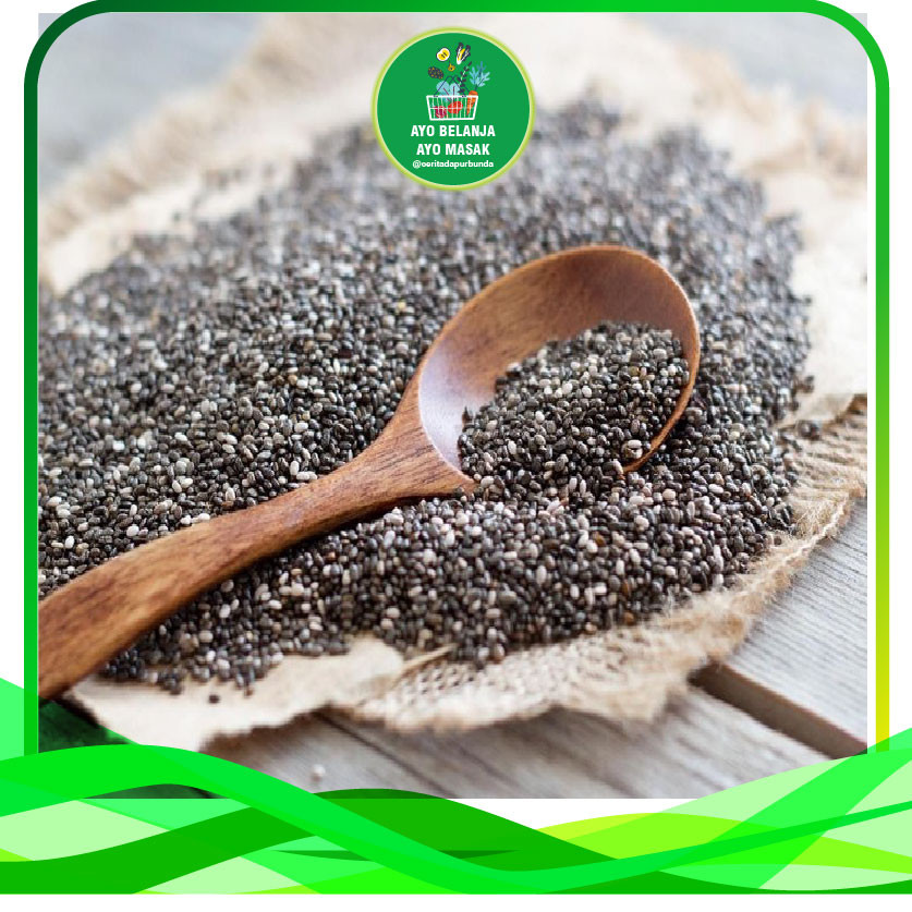 

Biji CHIA SEEDS per 100 gram