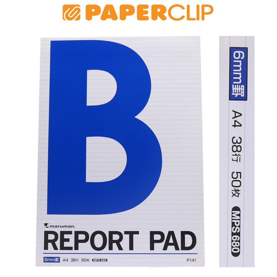 

REPORT PAD A4 MARUMAN P141/A 6MM