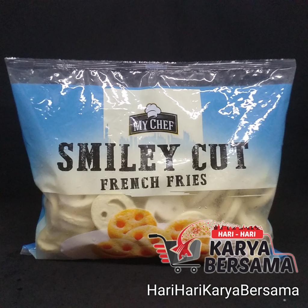 

FROZEN FOOD MY CHEF SMILEY CUT FRENCH FRIES 1KG