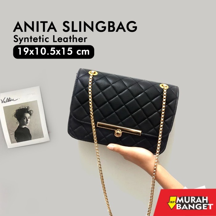 tas selempang wanita simple elegan Tas Cewek Tali Rantai Tas Slempang Wanita Sling Bag Fashion Terba