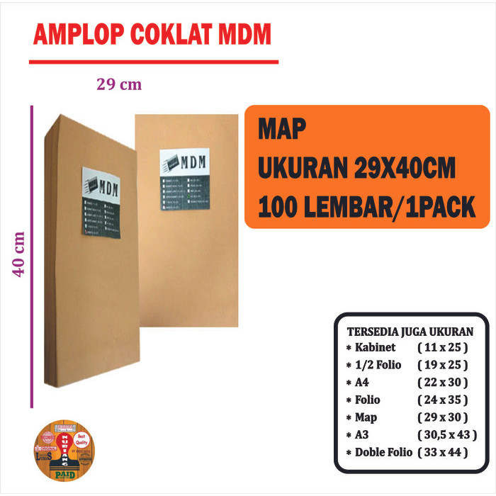 

AMPLOP COKLAT MDM