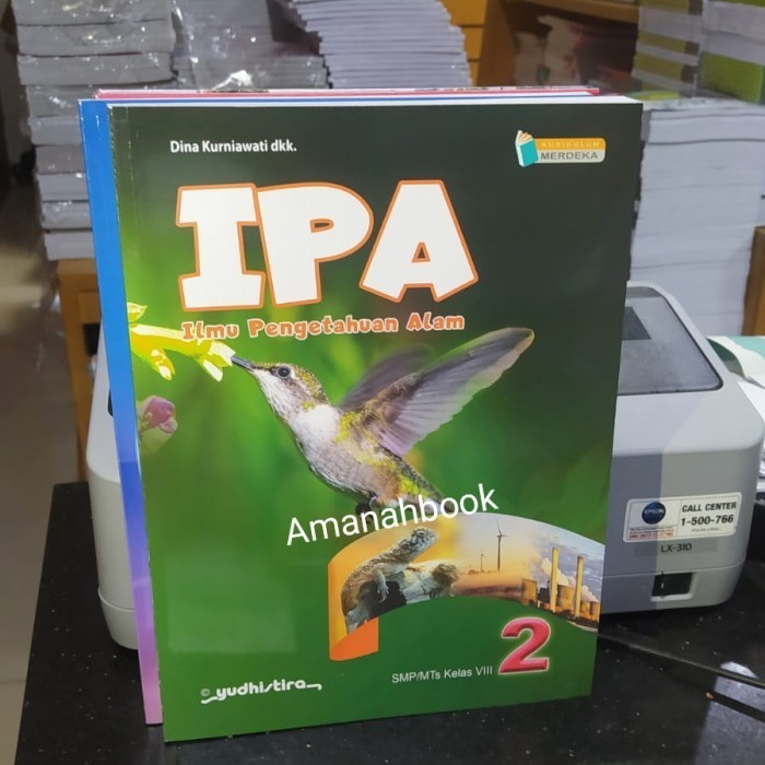 

Buku IPA SMP Kelas 8 Kurikulum Merdeka Yudistira